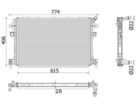 Low temperature cooler, intercooler, Image 2