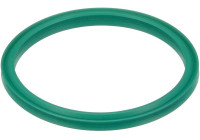 Sealing ring, charging air hose