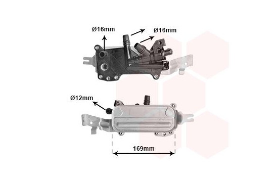 Oil Cooler, automatic transmission 06013710 International Radiators