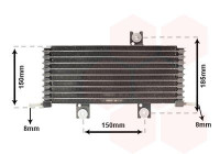 Oil Cooler, automatic transmission 13013711 International Radiators