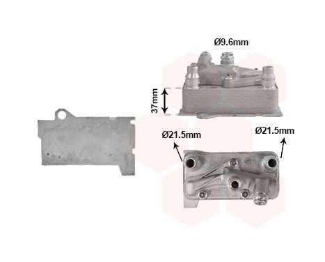 Oil cooler, automatic transmission 30013731 International Radiators