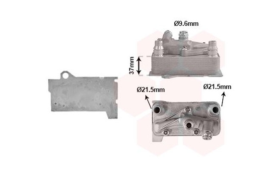 Oil cooler, automatic transmission 30013731 International Radiators