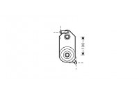 Oil Cooler, automatic transmission 58003110 International Radiators