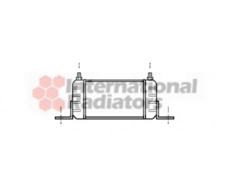 Oil Cooler, automatic transmission 59003032 Van Wezel, Image 2
