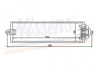Oil Cooler, automatic transmission 90617 Nissens