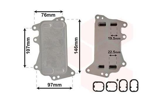 Oil Cooler, automatic transmission *** IR PLUS ***