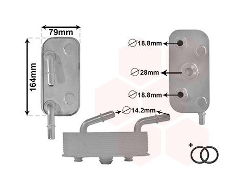 Oil Cooler, automatic transmission