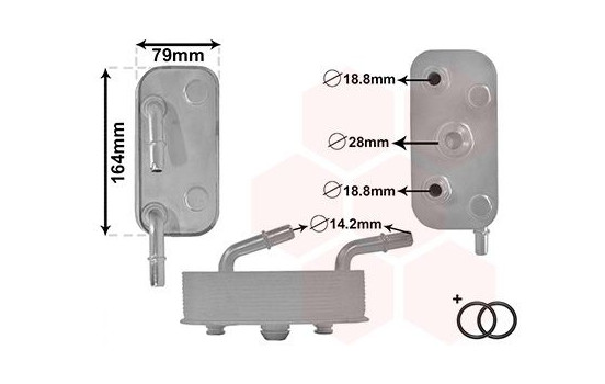 Oil Cooler, automatic transmission