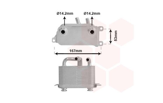 Oil Cooler, automatic transmission, Image 2