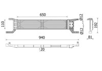 Oil cooler, automatic transmission