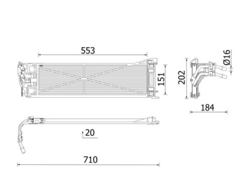 Oil cooler, automatic transmission