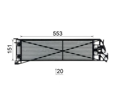 Oil cooler, automatic transmission, Image 11