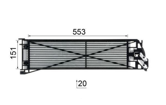 Oil cooler, automatic transmission, Image 11