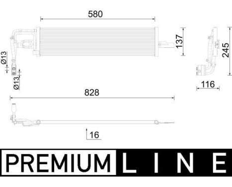 Oil cooler, automatic transmission