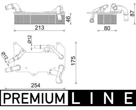 Oil cooler, automatic transmission