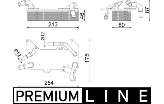 Oil cooler, automatic transmission