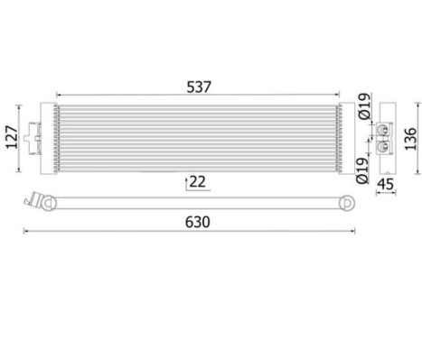 Oil cooler, automatic transmission