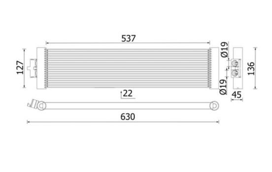 Oil cooler, automatic transmission
