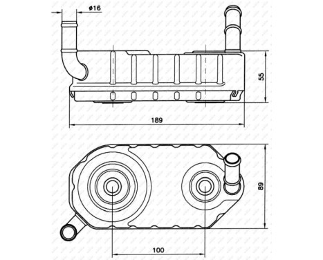 Oil Cooler, automatic transmission, Image 5