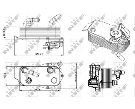 Oil Cooler, automatic transmission, Image 2