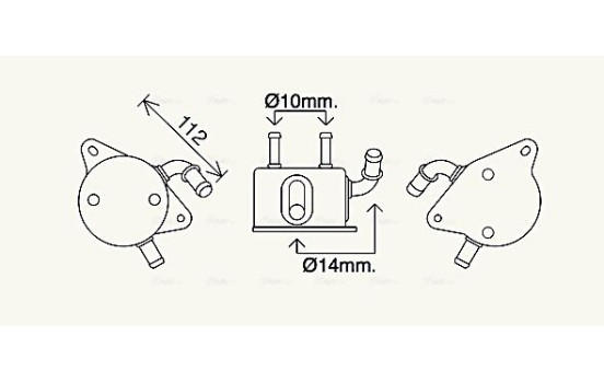 Oil Cooler, automatic transmission