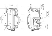 Oil cooler, automatic transmission