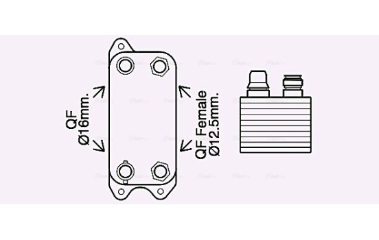 Oil Cooler, automatic transmission