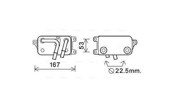 Oil Cooler, automatic transmission