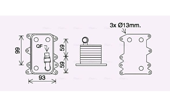 Oil Cooler, automatic transmission