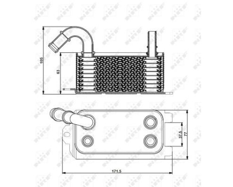 Oil Cooler, automatic transmission, Image 2