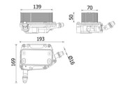 Oil cooler, automatic transmission