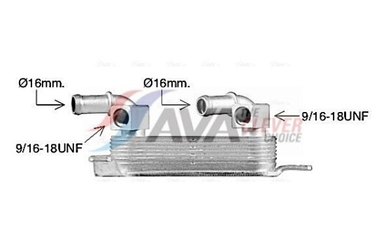 Oil Cooler, automatic transmission, Image 2