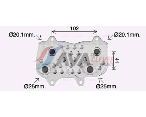 Oil Cooler, automatic transmission, Image 3