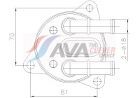 Oil cooler, automatic transmission