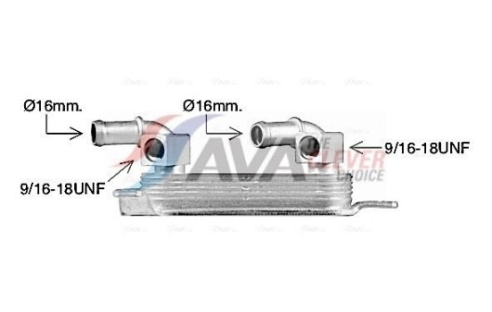 Oil Cooler, automatic transmission, Image 2