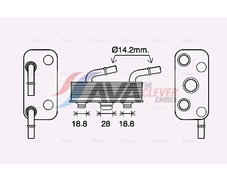 Oil Cooler, automatic transmission