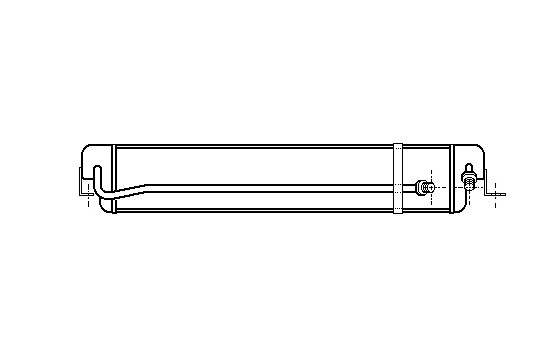 Oil Cooler, engine oil 06003168 Van Wezel