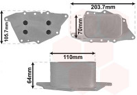 Oil Cooler, engine oil 06013700 International Radiators