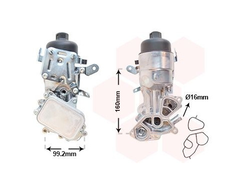 Oil cooler, engine oil 09013730 International Radiators