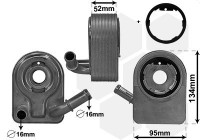 Oil Cooler, engine oil 18013700 International Radiators