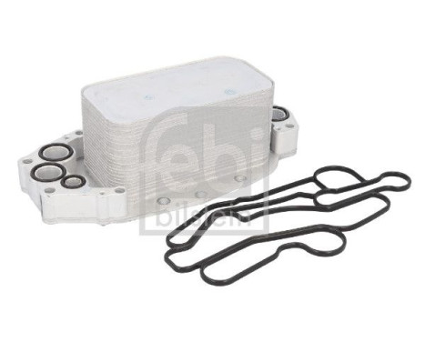 Oil cooler, engine oil 185299 FEBI