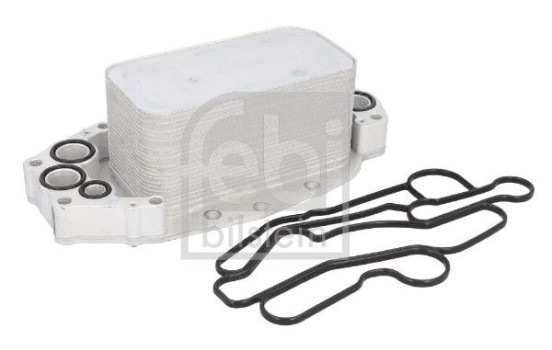 Oil cooler, engine oil 185299 FEBI