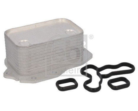 Oil cooler, engine oil 195996 FEBI