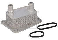 Oil cooler, engine oil 196008 FEBI