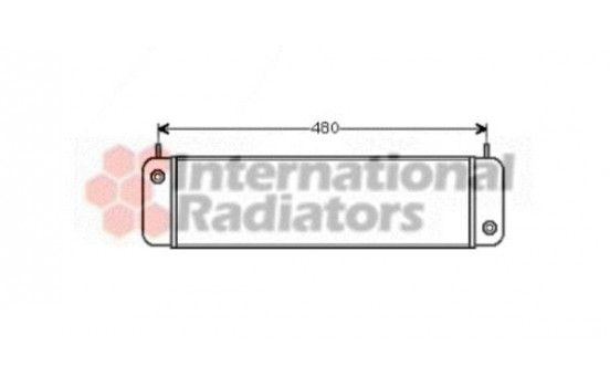 Oil Cooler, engine oil 30003010 Van Wezel