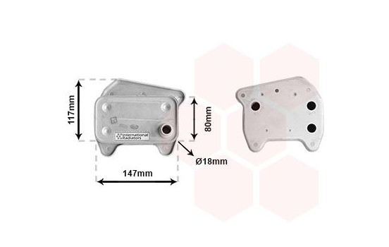 Oil Cooler, engine oil 30013707 International Radiators