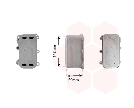 Oil cooler, engine oil 30013728 International Radiators