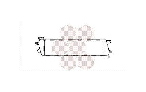 Oil Cooler, engine oil 37003148 Van Wezel, Image 2