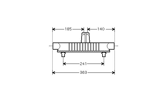 Oil Cooler, engine oil 40003283 International Radiators
