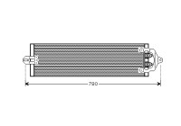 Oil Cooler, engine oil 58003218 International Radiators